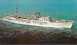 1950&#39;s Eastern Steamship Lines &quot;S.S. Ariadne&quot; Miami, FL - £4.78 GBP