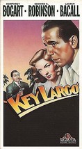 VHS - Bogart, Bacall &amp; Robinson in &quot;Key Largo&quot; - superb cast and story! - £2.29 GBP