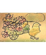 1907 P. Sanders &quot;Pastel Easter Flower Cart&quot; - £2.32 GBP