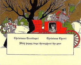 1928 Christmas Carriage Scenic - £4.71 GBP