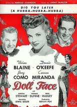 1945 &quot;Dig You Later&quot; from &quot;Doll Face&quot; A Hubba-Hubba - £5.41 GBP
