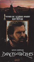 VHS &quot;Dances With Wolves&quot; - Kevin Costner&#39;s finest work! BEST PICTURE - $4.90