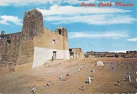1970&#39;s Acoma Pueblo Mission, New Mexico - £3.91 GBP