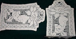 Lot of two armchair doilies (labor intensive work!) - £10.21 GBP