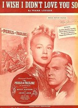 &quot;I Wish I Didn&#39;t Love You So&quot; - Betty Hutton &amp; John Lund cover - £6.19 GBP