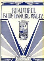1932 Strauss &quot;Beautiful Blue Danube Waltz&quot; - £3.85 GBP