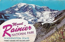 1961 Mount Rainier National Park Fanfold - 12 images! - £6.27 GBP