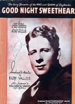 Rudy Vallee cover &quot;Good Night Sweetheart&quot; - £4.63 GBP