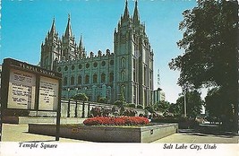 1980&#39;s Temple Square, Salt Lake City, Utah - £3.08 GBP