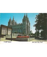 1980&#39;s Temple Square, Salt Lake City, Utah - £3.07 GBP