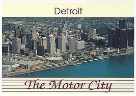 1980&#39;s Aerial View of Detriot, Michigan, the &quot;Motor (Bankrupt) City&quot; - £2.33 GBP
