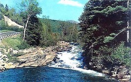 1960's Lower Ammonoosuc Falls - White Mountains, New Hampshire - $4.90