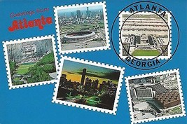 1980&#39;s &quot;Greetings from Atlanta, Georgia&quot; - £2.34 GBP
