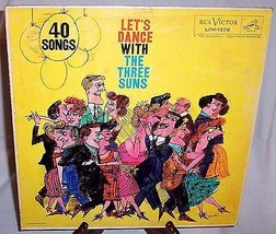 RCA Victor mono LP #1578 &quot;Let&#39;s Dance With The Three Suns&quot; 40 Songs! - from 1958 - £5.49 GBP