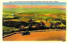 1940&#39;s Skyline Drive &amp; Shenandoah River Valley, Virginia - £4.70 GBP