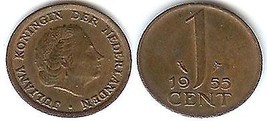 1955 Netherland 1 Cent - £2.28 GBP