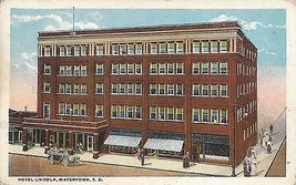 1924 Hotel Lincoln, Watertown, South Dakota - £5.38 GBP