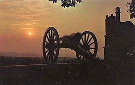 1960&#39;s Sunset at Little Round Top on the Gettysburg Battlefield - £4.70 GBP