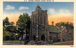 1940&#39;s Emanuel Episcopal Church, Bristol, Virginia - £5.41 GBP