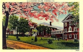 1940's Anderson College, South Carolina & Dogwoods - £5.41 GBP