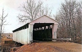 1960&#39;s McColly Road Covered Bridge, Logan County, Ohio - £4.63 GBP