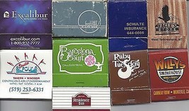 Lot #5 - 9 mixed new &amp; used, advertising matchbooks (hotel, retail rest., etc.) - £4.75 GBP