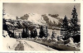 1950&#39;s Photo &quot;Route Dans Les Alpes En Hiver&quot; - £6.29 GBP