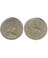 1969 United Kingdom 10 New Pence - Very Fine - £2.35 GBP