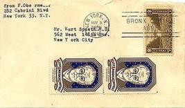 1945 &quot;Keep America United&quot; seals envelope - £3.10 GBP