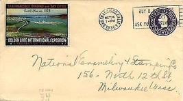 1936 National Enameling / Golden Gate Expo stamp - £3.86 GBP