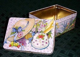 1990 Lynn Hollyn &quot;Days Of Wonder&quot; Floral Tin - $3.91