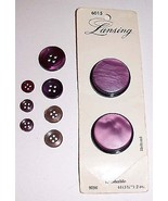 Mixed Lot of Purple Buttons - Lansing - Holland made - £2.32 GBP