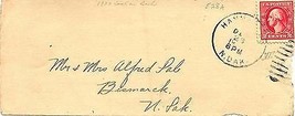 1920 North Dakota cancel &amp; 1920 Christmas seal - £3.84 GBP