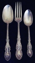 1910 issue Wm. A. Rogers A1 Silverplate - &quot;Elberon&quot; pattern - 3 piece se... - $24.70