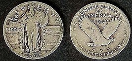 1926 Standing Liberty Silver Quarter - Good/Very Good - £15.53 GBP