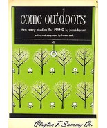 Jacob Bonset &#39;&quot;Come Outdoors&quot; 10 Easy Studies for Piano - £3.08 GBP