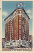 1939 Hotel Lincoln, Indianapolis, Indiana - £4.66 GBP