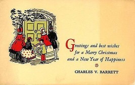 1940&#39;s &quot;Charles V. Barrett&quot; Christmas carolers - £3.05 GBP