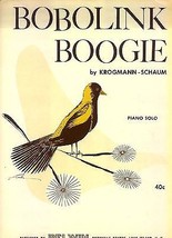 1955 &quot;Bobolink Boogie&quot; by Krogmann-Schaum - £3.85 GBP