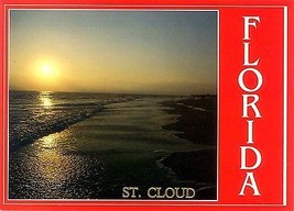 1984 &quot;Florida Sunset On Sea&quot;, St. Cloud, Florida - £1.55 GBP