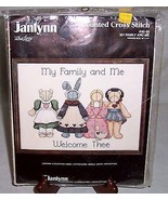 Janlynn #40-68 &quot;My Family And Me&quot; Counted Cross Stitch - £7.82 GBP