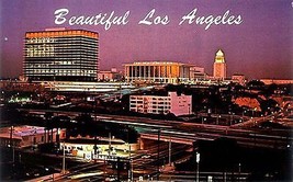 1960&#39;s &quot;Beautiful Los Angeles&quot; at night, California - $5.95