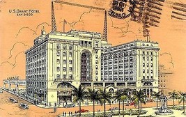 1939 U.S. Grant Hotel, San Diego, California - $4.95