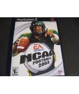 NCAA Football 2003 Sony PlayStation 2 PS2 Video Game Disc &amp; Black Label ... - £9.63 GBP