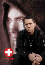 Eminem Poster Flag Sitting Photo  - $14.99