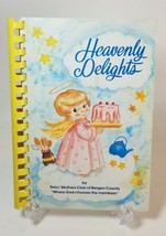 Heavenly Delights Twins&#39; Mothers Club of Bergen County Cookbook Spiral Bound &#39;89 - £14.28 GBP