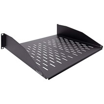 NavePoint 2U 19-Inch Universal Vented Rack Mount Cantilever Server Cabin... - $81.99