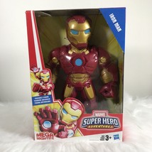 Marvel Super Hero Adventures Mega Mighties 10” Poseable Action Figure Iron Man - £11.91 GBP