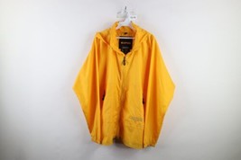 Vintage 90s Nautica Mens Large EPG Extreme Performance Gear Hooded Jacket Yellow - £54.56 GBP