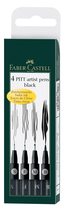 Faber-Castell Art &amp; Graphic Pitt Artist Pen India Ink Pen, Black, Wallet... - $11.39